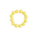 Big Perlen Bracelet - Pastel Yellow