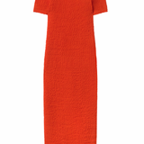 Pebble Off The Shoulder Dress - Snapper