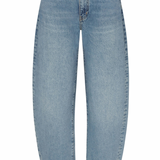 Low Slung Barrel Jeans - Dollhouse