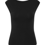 Organic Cotton Ballerina Top - Jet Black