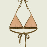 Khaki Azzura Bikini Top