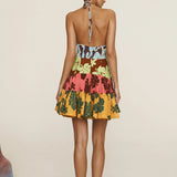 Poppy Spliced Mini Dress - Multi