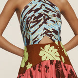 Poppy Spliced Mini Dress - Multi