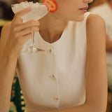 Matilda Gilet - Cream