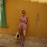 Aurelia Short - Red Gingham