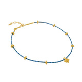 Triadic Necklace in Lapis Lazuli - 18K Gold Plated