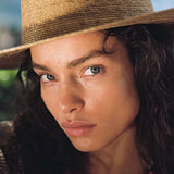Palma Wide Fedora - Natural