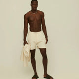 Waffle Shorts - Ecru Porto