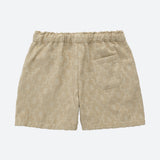 Beige Machu Terry Shorts