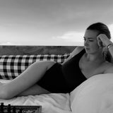 One Shoulder One Piece - Black