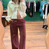 Boxy Shirt - Floral Stripe