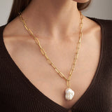 Yasemi Baroque Pearl Necklace