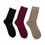Shimmer Sheer Socks - Midnight