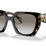 Prada 0PR 15WS Sunglasses - Black/Medium Tortoise