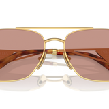 Prada 0PR A50S Sunglasses - Gold/Dark Violet