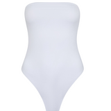 Strapless One Piece - White