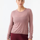 Essentials Long Sleeve Top - Rose