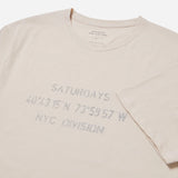 Reverse NYC Division Standard Short Sleeve Tee - Pumice Stone