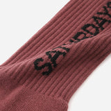 Logo Sock - Dark Red