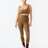 Classic Wool Rib Legging - Harvest