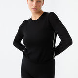 Essentials Long Sleeve Top - Black