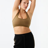 Halter Wool Bralet - Harvest