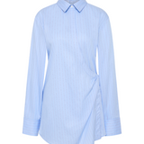 Lori Shirt Dress - Sky Blue