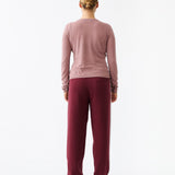 Essentials Long Sleeve Top - Rose