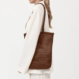 Bagu Woven Tote - Antique Tan