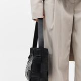 Woven Mini Tote - Black