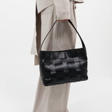 Woven Mini Tote - Black