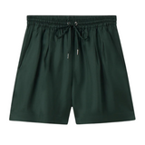 Twill Slouch Shorts - Scarab