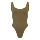 Classic Wool Bodysuit - Fennel