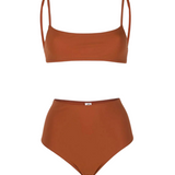 Undici High Waist Bikini - Terracotta