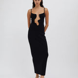 Salacia Wire Column Dress - Black