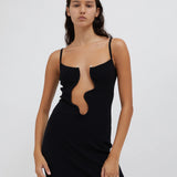 Salacia Wire Column Dress - Black