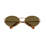 MIU MIU 0MU 52YS Sunglasses  - Brass Gold/Dark Brown Gradient