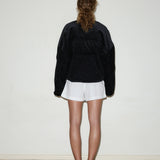 Reversible Cord Coat - Black