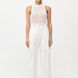 Cotton Crochet Tank - Off White
