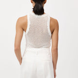 Cotton Crochet Tank - Off White