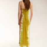 Silk Slip Dress - Peppermint Stripe