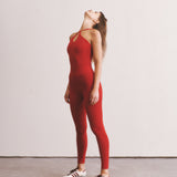 Classic Wool Legging - Crimson