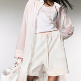 Rib Singlet - Ice Pink