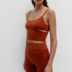 Nagnata Ballet Wool Mini Short Clay on model