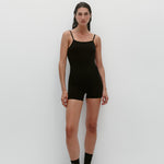 Nagnata Ballet Wool All-In Suit Black on model