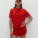 Nagnata Highlighter Tee 3.0 Poppy on model