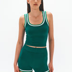 Nagnata Retro Short 2.0 Kelp on model