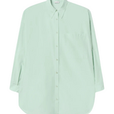 Cotton Silk Round Shirt - Dew