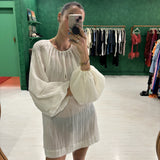 Billow Sleeve Mini - Natural