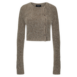 Cable Knit Wool -  Fawn